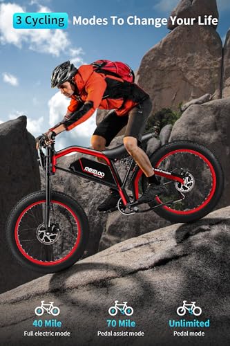 sepado Electric Bike for Adults 2400W Dual Motor, 52V 25AH Battery 40-70Miles Range Ebike Full Suspension Hydraulic Brake Electric Mountain Bike with Upgrade LCD Color Display - Image 2