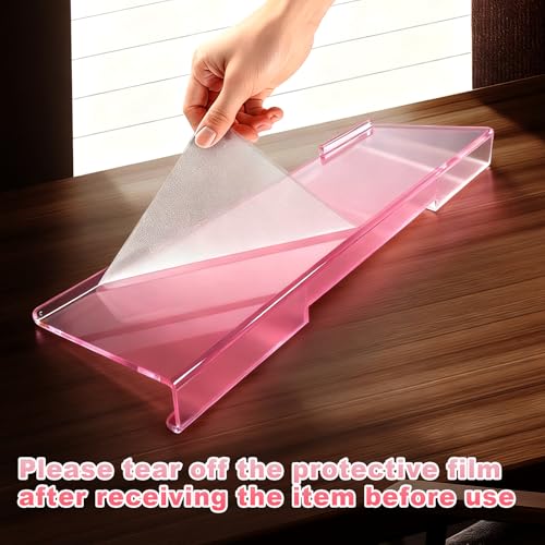 ShunChengFa Computer Keyboard Wrist Rest Bracket, Memory Foam Keyboard Wrist Rest Set, Non-Slip Silicone Base, pergonomic and Convenient Typing, ain Relief,Suitable for Office, Work, Gaming (Pink) - Image 6