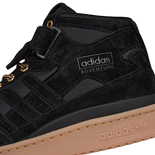 Adidas Originals Unisex-Child Forum Mid Sneaker (7, Core Black/Core Black/Gum 3, Numeric_7) - Image 6