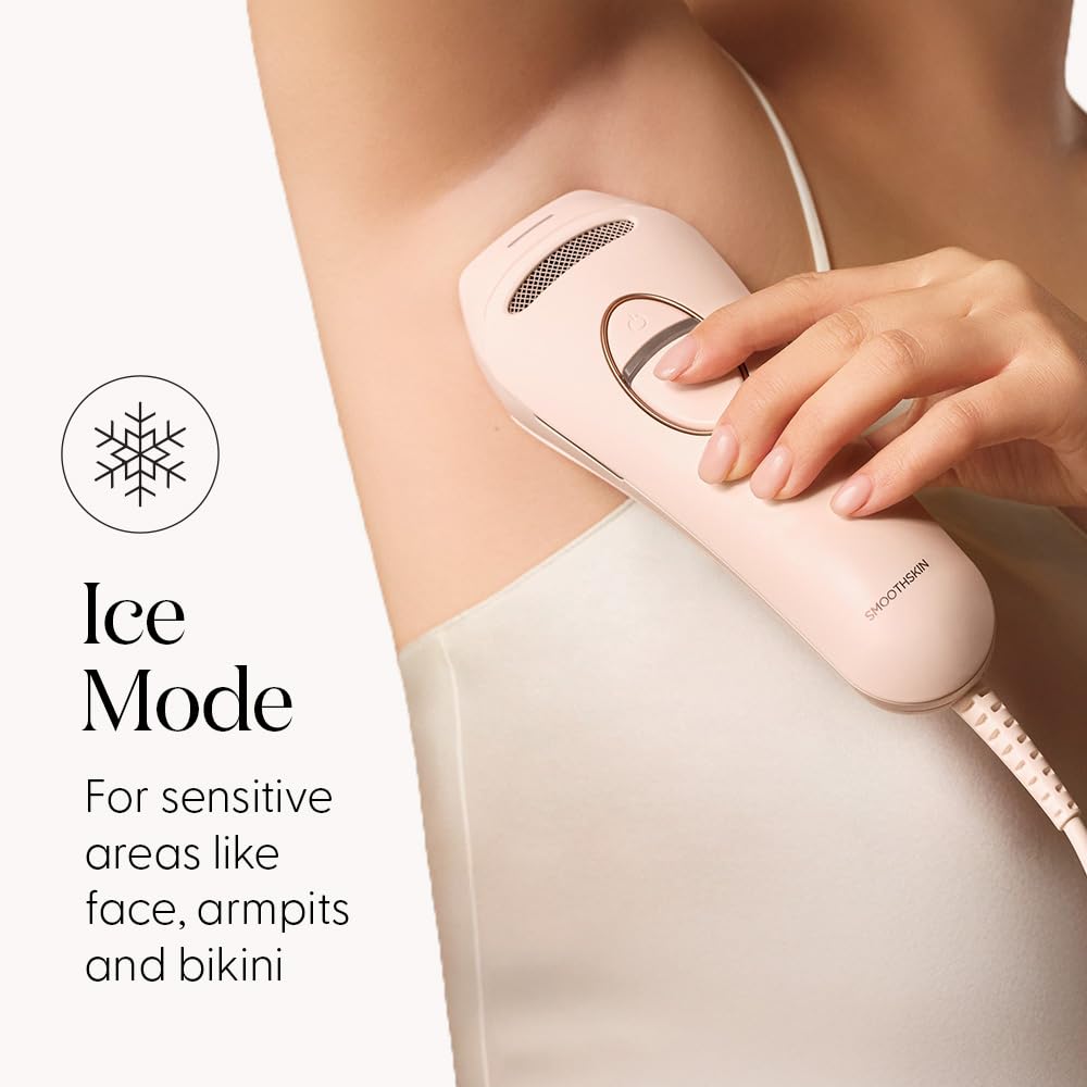 Smoothskin Pure Switch IPL Laser Hair Removal with Sapphire Pro Ice Cooling in Soft Pink, The World’ First 3-in 1 IPL, for Body, Face, Bikini, Alternative to Laser, Corded - Image 4