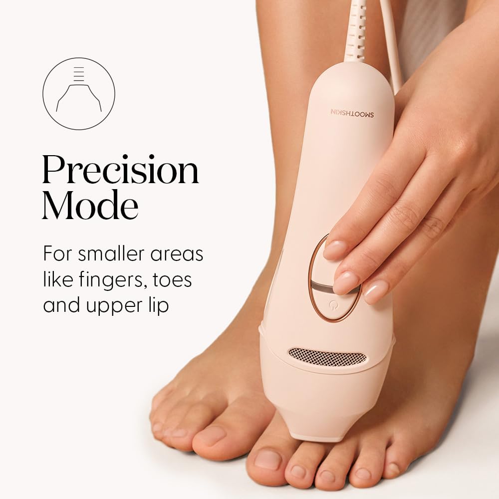 Smoothskin Pure Switch IPL Laser Hair Removal with Sapphire Pro Ice Cooling in Soft Pink, The World’ First 3-in 1 IPL, for Body, Face, Bikini, Alternative to Laser, Corded - Image 6