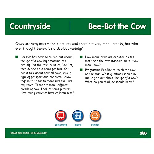 TTS World Mat Bundle for Bee-Bot or Blue-Bot Educational Programmable Floor Robot Toy for Kids STEM Learning Playset Toy for Children, Includes Play Mats and Activity Tins - Image 6