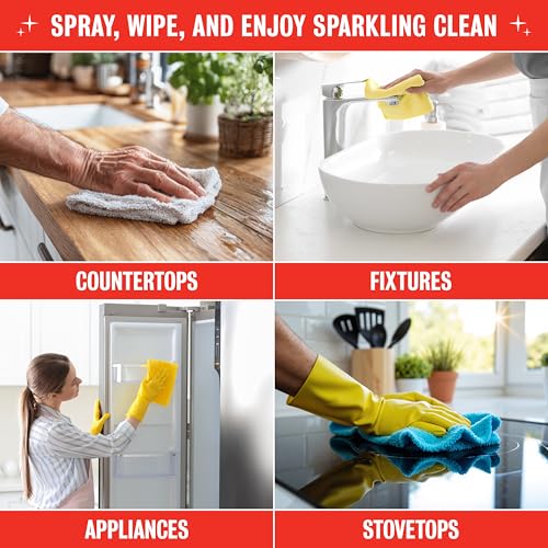 Rebel Green Natural All-Purpose Cleaning Spray - Plant-Derived Multi-Surface Cleaner with Essential Oils for Kitchen, Bath, Countertops and More - Frankincense - 16 oz - 2 Pack - Image 3