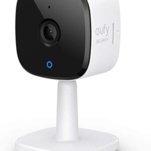 eufy Security Indoor Cam C120 | Plug-in Security Camera 3 MP | 2K with Wi-Fi | IP Camera | Voice Assistant Compatibility | Night Vision | Two-Way Audio | HomeBase 3 Compatible | Audio and Motion Alert