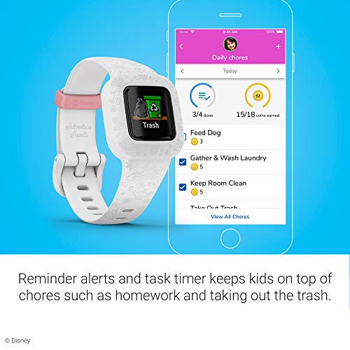 Garmin vivofit jr. 3, Fitness Tracker for Kids, Swim-Friendly, Up to 1-Year Battery Life, Disney Princess - Image 6