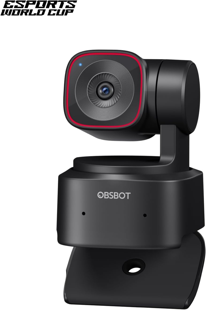 OBSBOT Tiny 2 Lite 4K Webcam for PC, AI Tracking PTZ Streaming Camera with 1/2" Sensor, Gesture Control, 60 FPS, HDR, Microphones, Web Camera for Desktop Computer, Laptop, Meeting, Video Calls, etc. - Image 2
