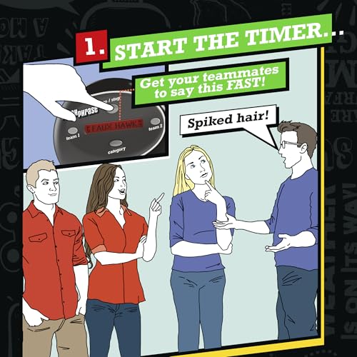 Hasbro Gaming Catch Phrase Electronic Game | Fun Active Handheld Party Games for Adults, Teens, and Kids | 4 or More Players, 2 Teams | Portable Summer Travel Activities | Ages 12+ (Amazon Exclusive) - Image 4