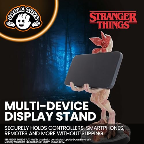 Cableguys Stranger Things Demogorgon Controller Holder & Phone Stand - Gaming Setup Accessories for Desk and Game Room, Controller Stand Compatible with Xbox, PlayStation & Most Standard Controllers - Image 3
