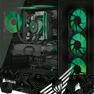 Corsair Vengeance a7500 Call of Duty® Warzone Edition Gaming PC – Liquid Cooled AMD Ryzen™ 7 9800X3D CPU – NVIDIA® GeForce RTX™ 5070Ti GPU – 32GB Vengeance RGB DDR5 Memory – 2TB M.2 SSD – Black