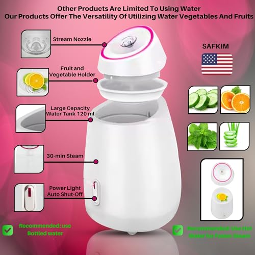 Facial Steamer,Complete Home Spa Set – Jade Roller, Gua Sha, Blackhead Remover Tools, Microfiber Hair Towel, Deep Pore Cleansing, Hydrating - Image 9