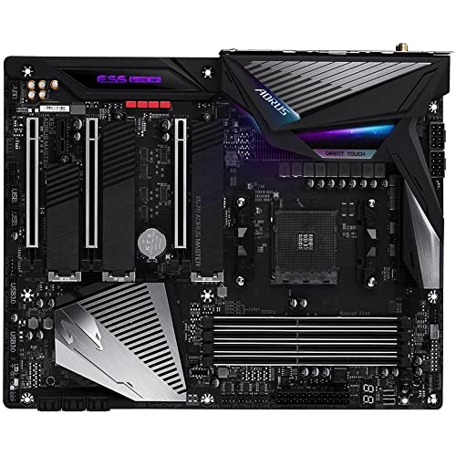 GIGABYTE X570 AORUS Master (AMD Ryzen 3000/X570/ATX/PCIe4.0/DDR4/USB3.1/ESS 9118 Sabre HiFi DAC/Fins-Array Heatsink/RGB Fusion 2.0/3xM.2 Thermal Guard/Gaming Motherboard) - Image 5