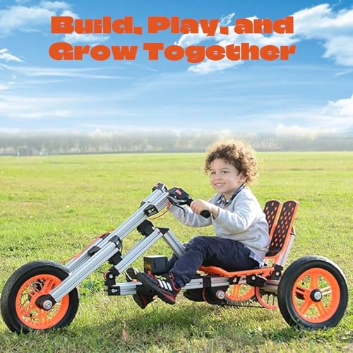 Modular Ride On Toys for Kids, 18V Electric Go Kart, Buildable STEM Car, Constructibles Over 15 Electric Vehicles, Battery Powered, Educational Creative Play for Boys and Girls - Image 10