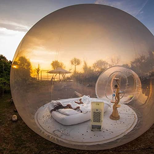VICIYOO Outdoor Inflatable Bubble House Dome Tent, Transparent Bubble House Dome Luxury Gazebo Camping Tent, 3-5 Persons Tent Rainproof Indoor Outdoor Camping Star Tent - Image 5