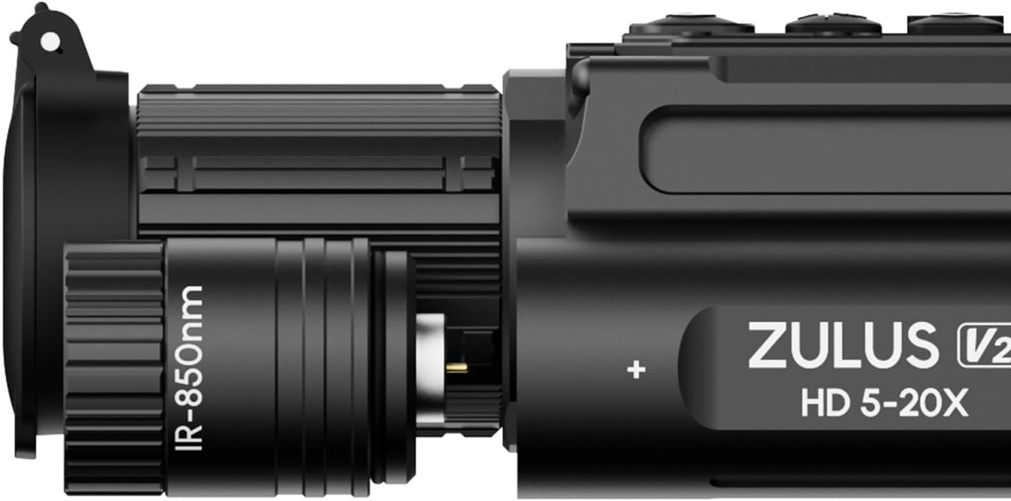 DNT Optics Zulus HD V2 Digital Day Night Vision Rifle Scope with Built-in Infrared for Hunting (No LRF) - Image 5