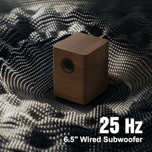 True 5.1.4 Hi-Fi Dolby Atmos Surround Sound System, 900W Home Theater Sound Bar for Smart TV, Center Channel Speaker with 4 Surrounds, 25Hz Ultra-Deep Subwoofer, HiFi-Grade Crossover, Soundbar eARC - Image 6