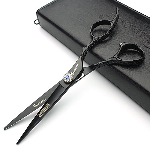 A1DFDFGOQSFG Stainless Steel Hair Scissors Japan 6 Inch Hot Professional Hairdressing Scissors Hair Cutting Scissors Barber Shears Set Hairdresser Tool Salon Equipment Kit (2 pcs) - Image 5