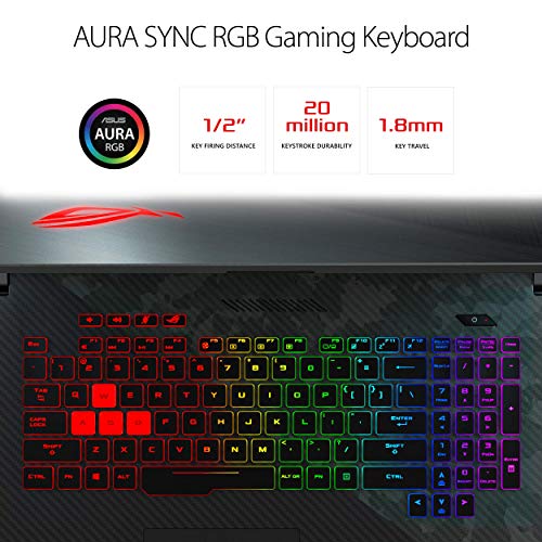 ASUS ROG Strix Scar II Gaming Laptop, 17” 144Hz IPS-Type Full HD, NVIDIA GeForce RTX 2060 6GB, Intel Core i7-8750H, 16GB DDR4 RAM, 512GB PCIe SSD, RGB KB, Windows 10 - GL704GV-DS74 - Image 4