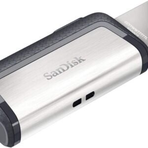 SanDisk 128GB Ultra Dual Drive USB Type-C – USB-C, USB 3.1 – SDDDC2-128G-G46, Gray