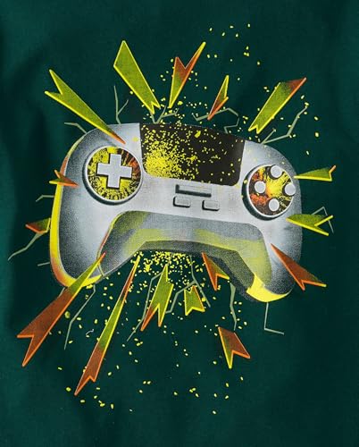 The Children's Place,Boys,Assorted Everyday Long Sleeve Graphic T-Shirts,multipacks,Controller/Race Car/Dino Skeleton 3-Pack,Medium - Image 3