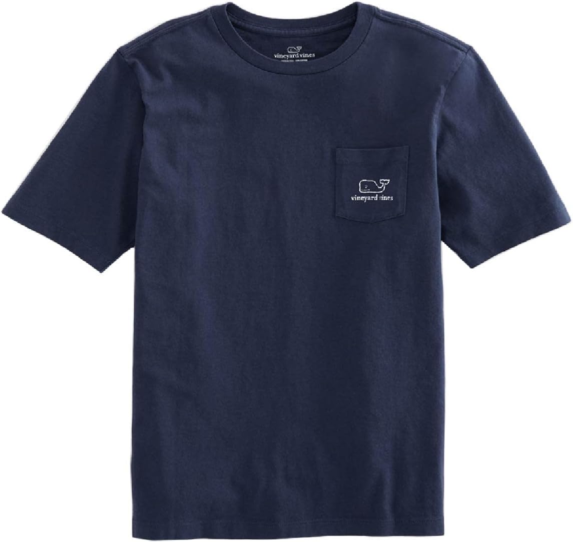 Vineyard Vines Boys Short Sleeve Vintage Whale Pocket T-Shirt - Image 2