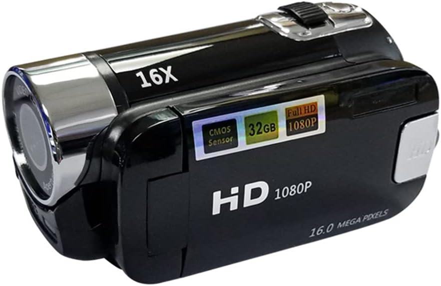 Andoer Portable 1080P High Definition Digital Video Camera DV Camcorder 16MP 2.7 Inch LCD Screen 16X Digital Zoom Built-in Battery - Image 6