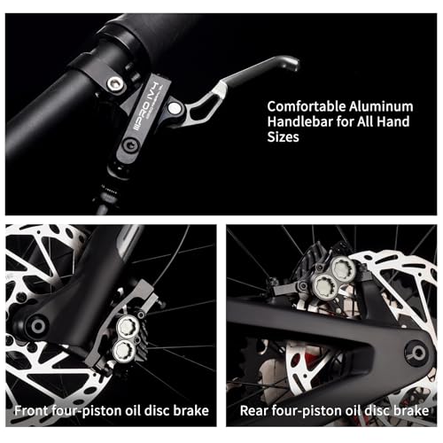 SAVADECK Carbon Fiber Soft Tail Mountain Bike All Terrain Suspension Off-Road Fox Front Fork and Adult Racing, Firepower Orange-M6100-12 Speed (Gray, 29 * 17) - Image 6