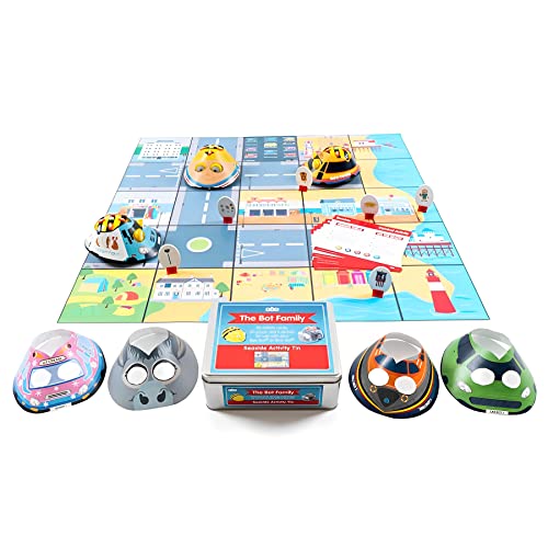 TTS World Mat Bundle for Bee-Bot or Blue-Bot Educational Programmable Floor Robot Toy for Kids STEM Learning Playset Toy for Children, Includes Play Mats and Activity Tins - Image 5
