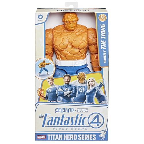 Marvel Studios Titan Hero Series The Fantastic Four: First Steps Marvel’s The Thing Action Figure, 12-Inch-Scale (30 cm) Super Hero Figures & Toys, 4+ - Image 2