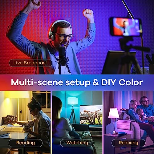 Linkind Matter Smart Light Bulb, Smart Bulbs Work with Apple Home, Siri, Alexa, Google Home, SmartThings, Color Changing Light Bulbs RGTBW Music Sync, Mood Lights, 2.4Ghz WiFi A19 E26 60W 800LM 3 Pack - Image 8