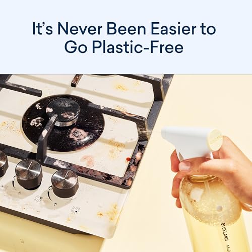 BLUELAND Multi-surface Cleaner, Starter Set, Fresh Lemon Scent, Spray Bottle with 4 Refill Tablets, All-Purpose, Eco-Friendly Cleaning Supplies, 4 x 24 Fl oz - Image 2