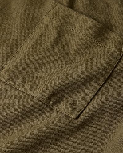 Huckberry Flint and Tinder American Heavyweight Pocket T-Shirt, Mens Shirt, Dark Olive, X-Large - Image 5