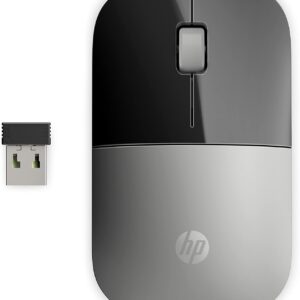 HP Z3700 G2 Wireless Mouse – Natural Silver, Sleek Portable Design fits Comfortably Anywhere, 2.4GHz Wireless Receiver, Blue Optical Sensor, Wins PC, Laptop, Notebook, Mac, Chromebook (66Z09AA#ABL)