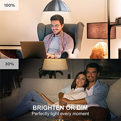 Sengled Alexa Light Bulb, Smart Light Bulbs, Smart Bulbs That Work with Alexa & Google Assistant, WiFi Light Bulbs A19 Soft White (2700K) No Hub Required, 800LM 60W Equivalent High CRI>90, 4 Pack - Image 10