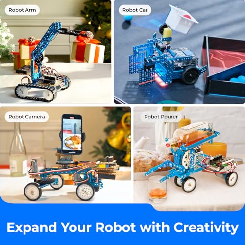 Makeblock mBot Ultimate 10 in 1 Robot Building Toys, Robotics Kit App Remote Control Robot Toys Compatible with Arduino C & Raspberry Pi, STEM Educational DIY Robotics for Kids Ages 12-16 - Image 6