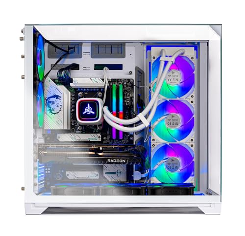 Skytech Gaming O11 Vision Desktop PC, Ryzen 7 9800X3D 4.7 GHz (5.2 GHz), AMD RX 9070XT 16GB, 2TB Gen4 NVMe SSD, 32GB DDR5 RAM 6000 RGB, 850W Gold ATX 3 PSU, 360mm ARGB AIO, Wi-Fi, Win 11 - Image 2