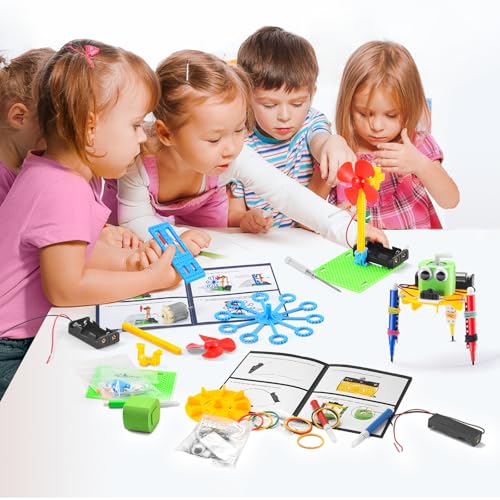 BeAndge STEM Robotics Kit - 6 Set STEM Toys for Ages 8-13, Science Kits Arts and Crafts for Kids Ages 8-12, Boys Gifts for 6 7 9 10 Year Old, Engineering Science Robot Building Toys for Kids 6-8 9-12 - Image 6