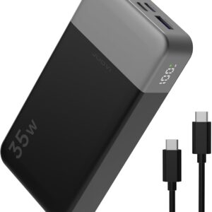 Power Bank Portable Charger 20000mAh 35W Fast Charging，PD 3.0 QC 4.0 Fast Charging Phone Charger with LED Display, Travel Battery Pack 2 USB C 2 USB A Ports for iPhone 16/15/14 Series, Galaxy,