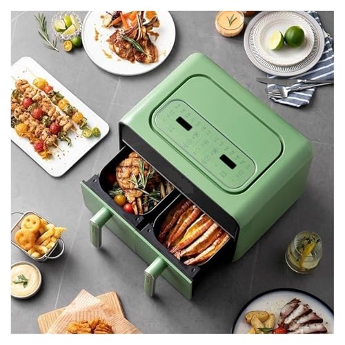 Air Fryer, Custom Program Options,Food essentials and family helpers Smart Air Fryer Oil Free Electric Fryer Yogurt Maker Bread Maker Touch Screen Oven Light Non-stick Timer Temperature Control Multi- - Image 4