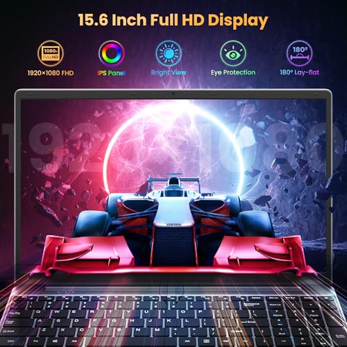 jumper Laptop, 12GB DDR4 640GB SSD, Office 365-1 Year, 5205U Processor, Windows 11 Computer, 15.6 Inch FHD IPS Display, 38Wh Battery, 2 Stereo Speakers, USB3.0 * 2, HDMI. - Image 2