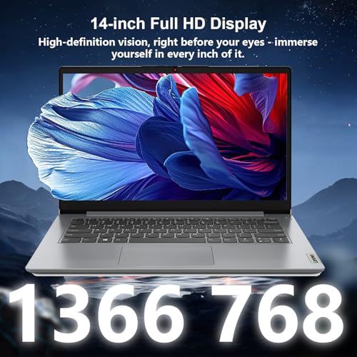 Lenovo IdeaPad 1 Daily/Student 14" HD Laptop, 36GB RAM, 1216GB Storage(128GB eMMC + 1TB PCIe + 64GB USB), 1 Yr Office 365, Intel Core Processor, Win 11 Home, Bundle with UC310 64GB USB Flash Drive - Image 3