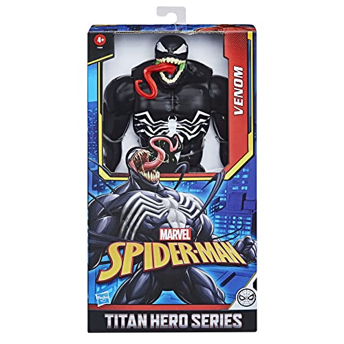 Marvel Titan Hero Series Deluxe Venom Toy 12-Inch-Scale Collectible Action Figure, Kids Ages 4 and Up - Image 4