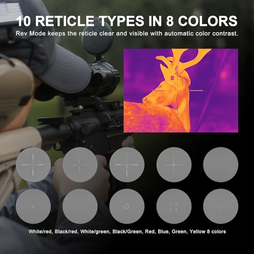 KINGNIGHT Orion OQ50L 640x512 12um 50mm Thermal Imaging Rifle Scope with Built-in Laser Rangefinder and Ballistic Calculator, High Sensitivity IR Vision, Waterproof & Durable Design - Image 8