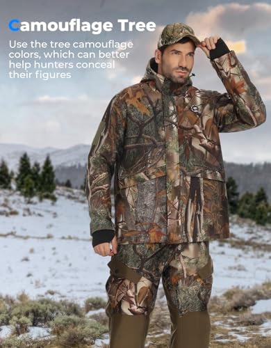 KEMIMOTO Hunting Heated Jacket for Men with 20000mAh 6-15H Rechargeable Battery Pack Max Heating 149℉ Heated Jacket - Image 5