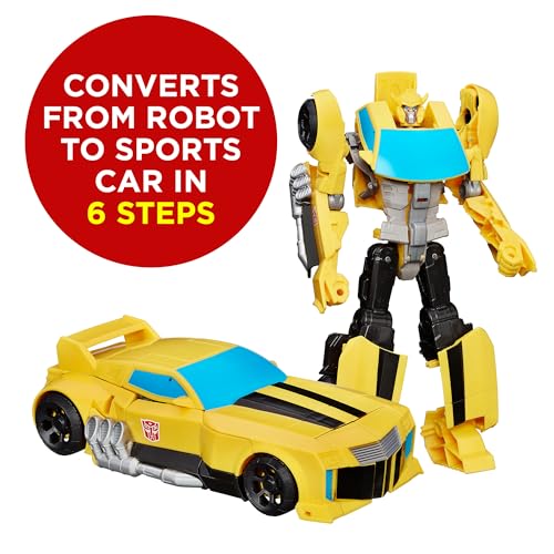 Transformers Toys Heroic Bumblebee Action Figure - Timeless Large-Scale Figure, Changes into Yellow Toy Car, 11\" (Amazon Exclusive) - Image 2