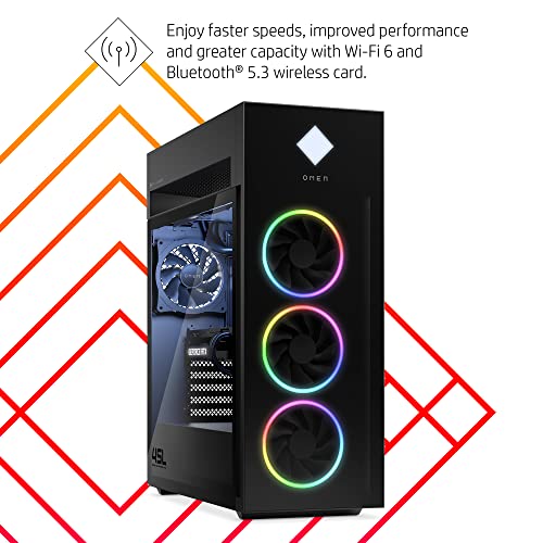 HP OMEN 45L Gaming Desktop, 13th Generation Intel Core i7-13700KF, 16 GB RAM, 1 TB Solid StateDrive, NVIDIA GeForce RTX 4070 Ti Graphics, Windows 11 Home, GT22-1072(2023) - Image 6