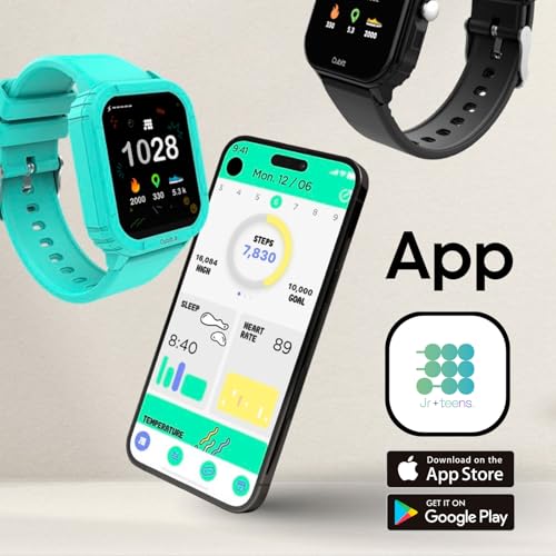 Cubitt Teens Smart Watch Fitness Tracker for Teens, with Heart Rate, Blood Pressure, Blood Oxygen, Sleep Monitor, 20+ games, Alarms, Activity Tracker 1.69'' HR Touch Screen, IP68 Waterproof - Image 6