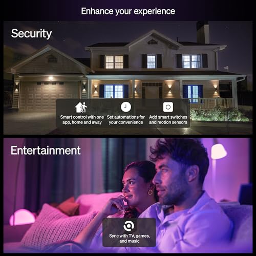 Philips Hue Essential Smart LED BR30 Bulb 2-Pack, White and Color Ambiance, E26, 7.2W, 2200K-6500K, 650 Lumens, Dimmable, Works with Alexa, Google Assistant, Apple Home - Image 7