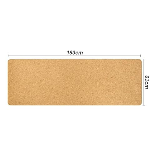 183X61cm Natural Cork TPE Yoga Mat Fitness Gym Sports Mats Pilates Exercise Pads Non-Slip Yoga Mats 6mm Absorb Sweat Odorless - Image 2