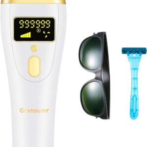 IPL Laser Hair Removal Device for Women & Men – at-Home Painless Ultra-Fast Flash Hair Remover, 86% Hair Reduction in 4 Weeks, High Energy & 5 Modes, 8 Mins Full Body & Bikini Line & More