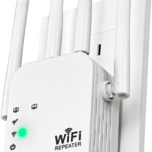 2025 WiFi Extenders Signal Booster for Home Long Range Up to 9800 sq. ft & 40 Devices, WiFi Extender Signal Booster, Quick Setup-Medium, Internet Repeater, WiFi Extender